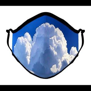 KmbVisuals Clouds Landscape Face Mask